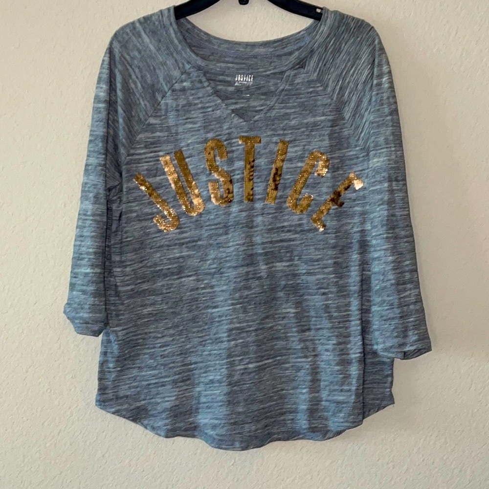 Gray Justice Long Sleeve